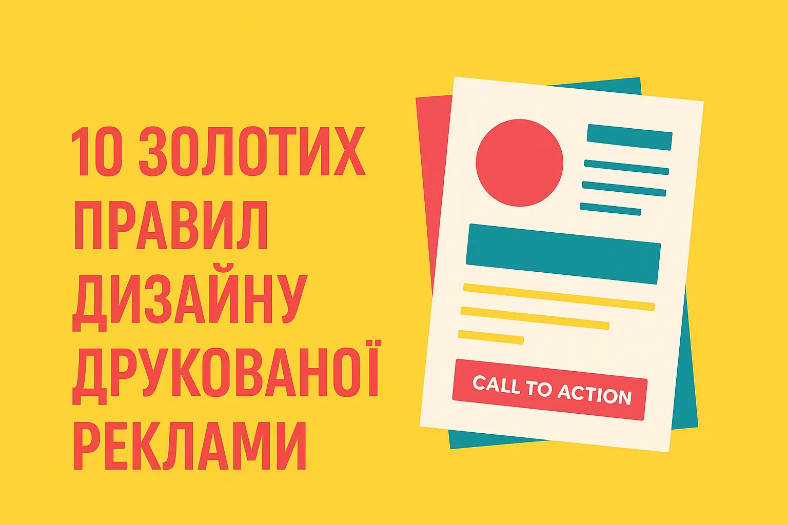 10 золотих правил дизайну друкованої реклами