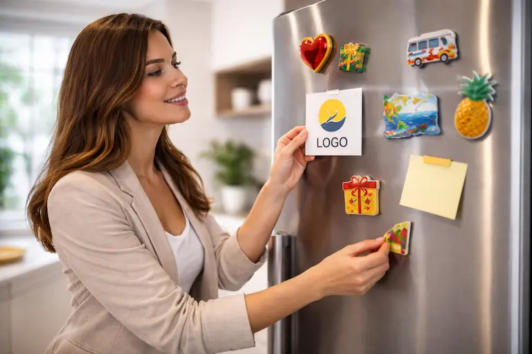 Рекламні магніти з логотипом: ефективність для бізнесу Друк магнітів на холодильник: ціна, тираж, дизайн