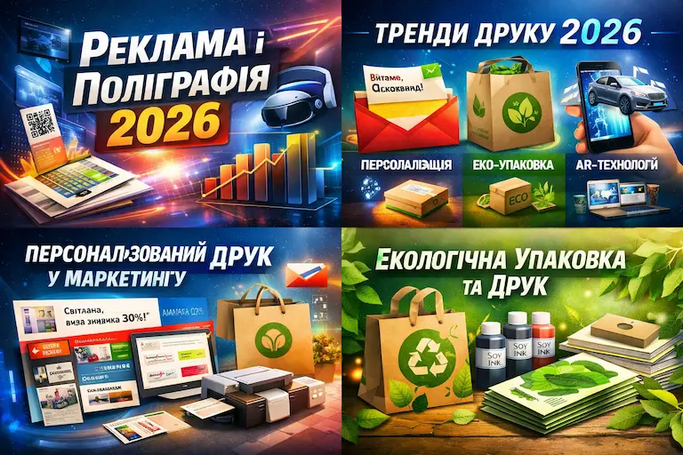 Тренди друкованої реклами у 2026 році
