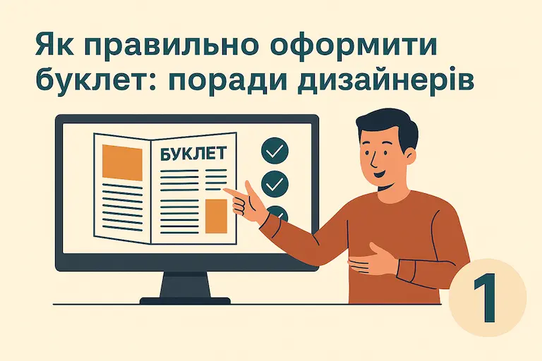 Як правильно оформити буклет: поради дизайнерів