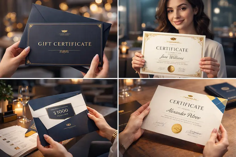 Сертифікати: формати, матеріали та застосування Як зробити сертифікат: дизайн, шаблони, друк