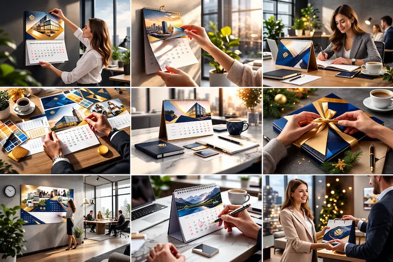 Корпоративні календарі: формати, вибір, застосування Настінні календарі як брендований сувенір