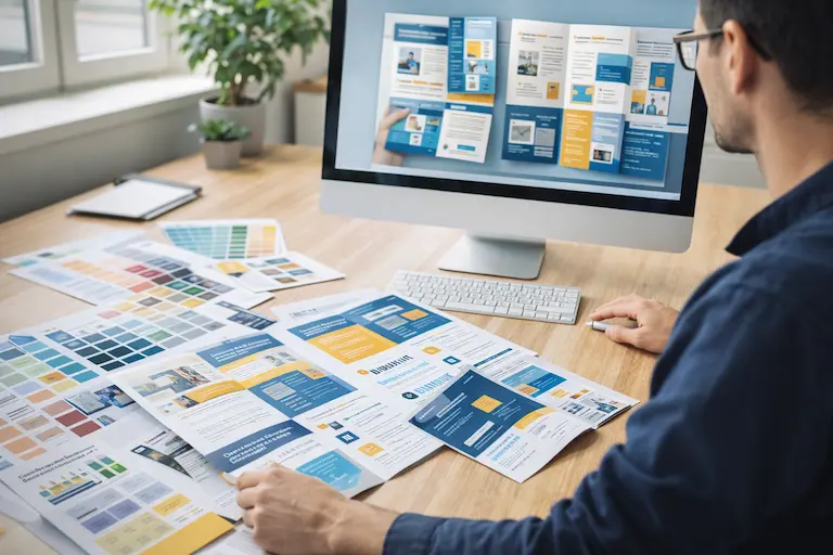 Дизайн рекламного буклета своїми руками