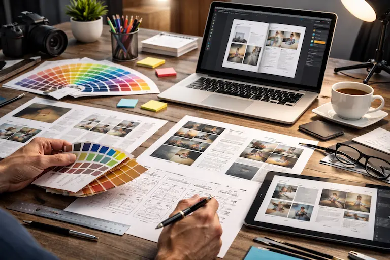 Розробка макета поліграфії для буклетів, візиток і каталогів