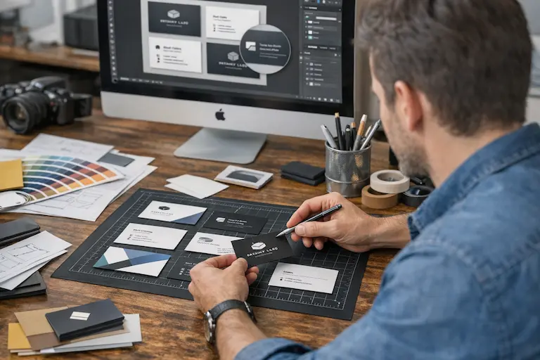 Вдалий дизайн візиток: структура, контраст і друк