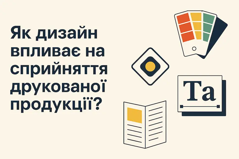 Як дизайн впливає на сприйняття друкованої продукції? (17 потужних причин)