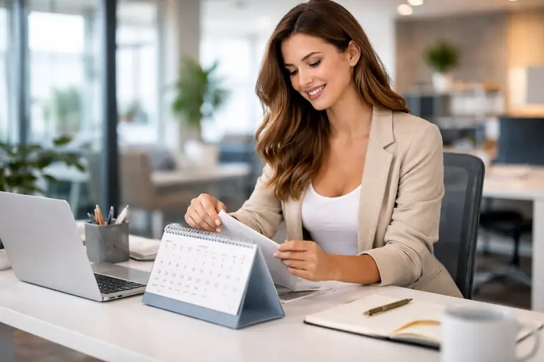 Настільні календарі для бізнесу: гід Настільні календарі: формати та вибір