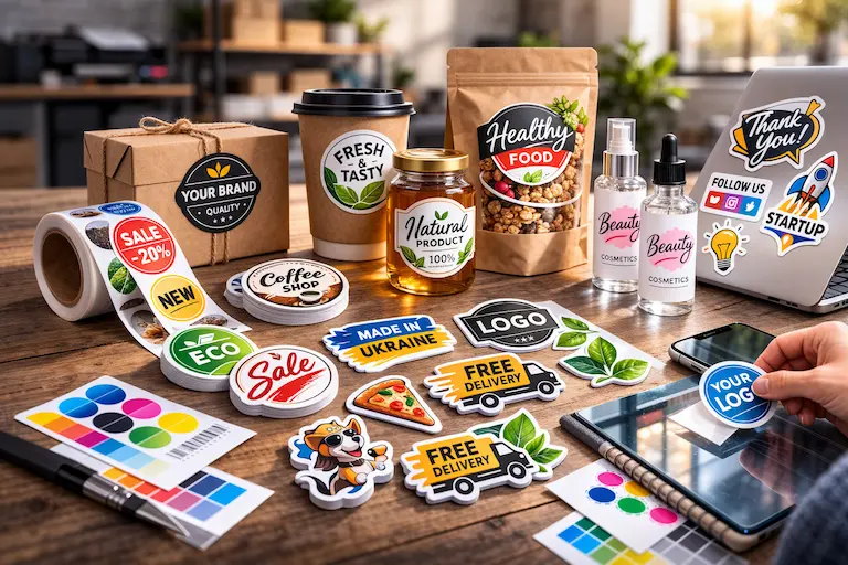 Як бізнесу використовувати наліпки та етикетки
